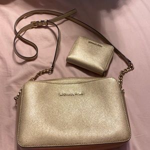 Michael Kors purse with matching wallet